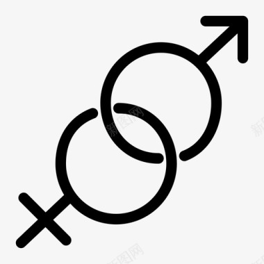 PNG夫妻异性恋夫妻性别图标图标