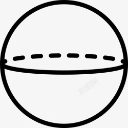 球体轮廓球体绘图窗体图标高清图片