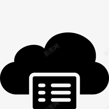 矢量信息notes云功能icloud图标图标