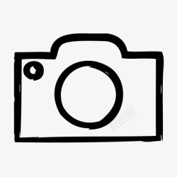 素描照相机照相机照片摄影师图标高清图片