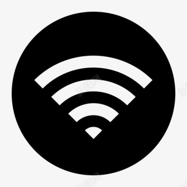 wifi圆圈连接图标图标