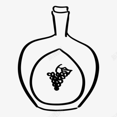 酒瓶子图标图标