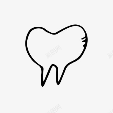 牙齿清洁牙齿牙医图标图标