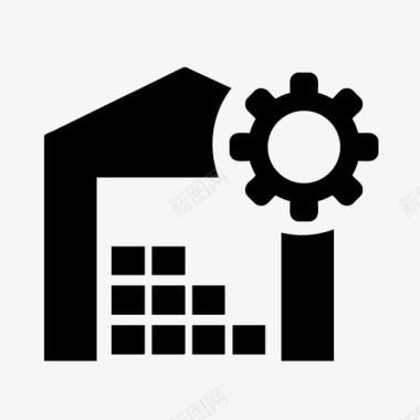矢量仓库图标仓库-19图标