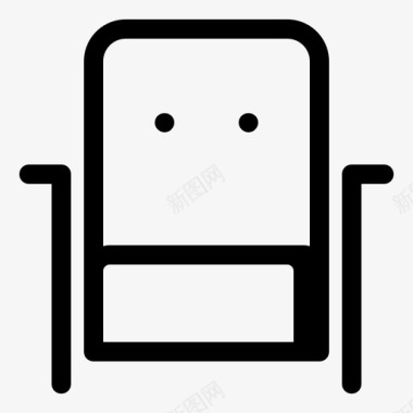 内部采购产品扶手椅物品家具图标图标