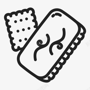 饼干烘焙面包房图标图标