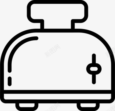 烤面包机烹饪饮料图标图标
