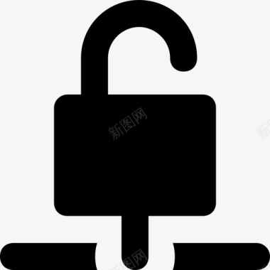 解锁数据安全网络安全图标图标