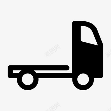 卡车送货货物图标图标