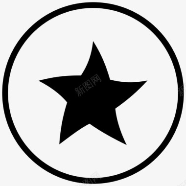 资金明星徽章书签图标图标