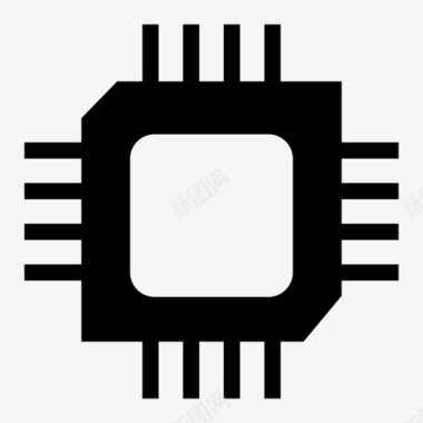 红色小图标cpu小程序电子图标图标