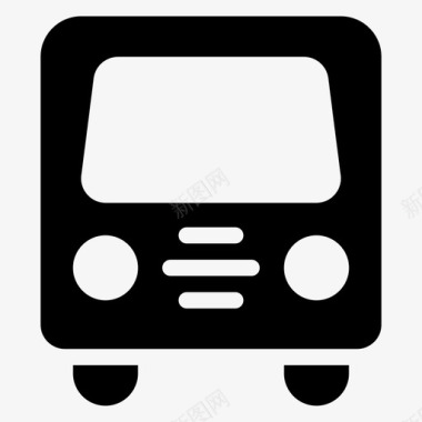 汽车公共汽车汽车运输图标图标
