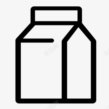 进口馆牛奶图标