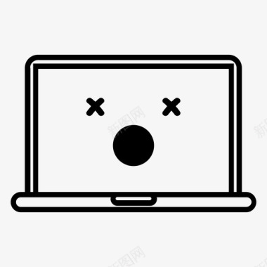 MACBOOK死机电脑挂机图标图标