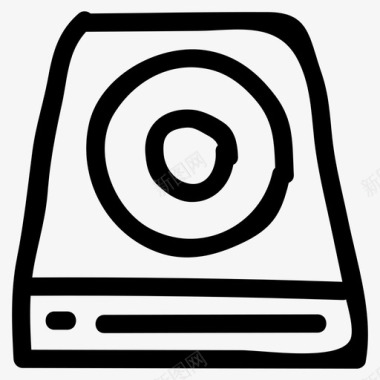 dvd影碟机光碟装置光驱图标图标