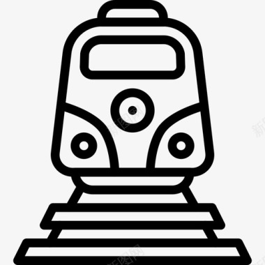 巴西旅游火车假日电车图标图标