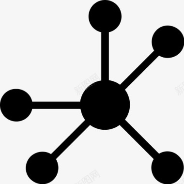 分子原子生物图标图标