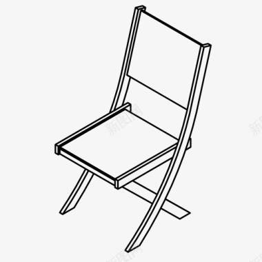 坐椅子家具座位图标图标
