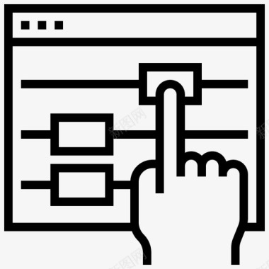 网页保护网页调整设置图标图标