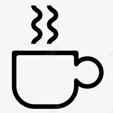 咖啡饮料杯子图标图标