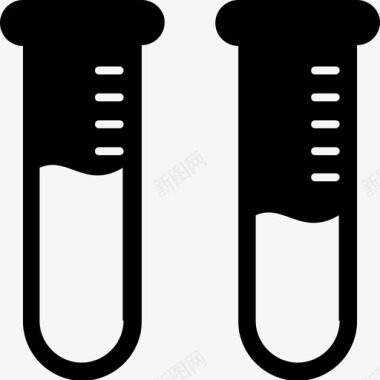 科技科学试管实验室样品图标图标