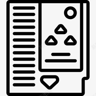 复古nes墨盒游戏技术图标图标