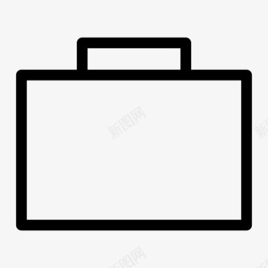 手提箱公文包行李图标图标