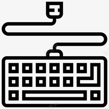 砸键盘键盘设备技术图标图标