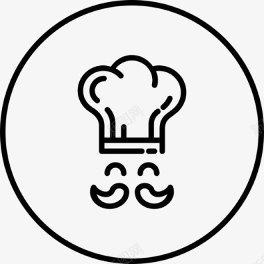 厨师烹饪厨房图标图标