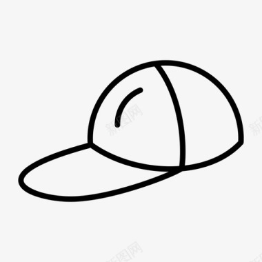 帽子棒球帽皮帽子图标图标