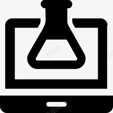 支付的标识符号实验锥形瓶实验室图标图标