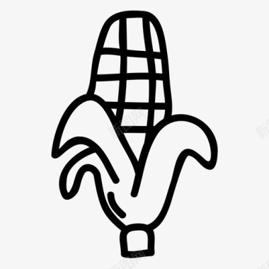 玉米玉米杆甜玉米图标图标