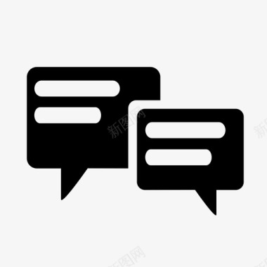 对话对话聊天通信图标图标