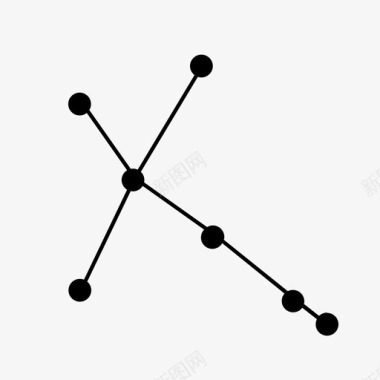 天鹅星座网络图标图标