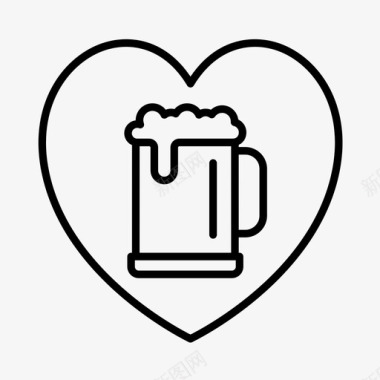 爱啤酒啤酒花园啤酒厅图标图标