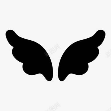翅膀翅膀天使鸟图标图标
