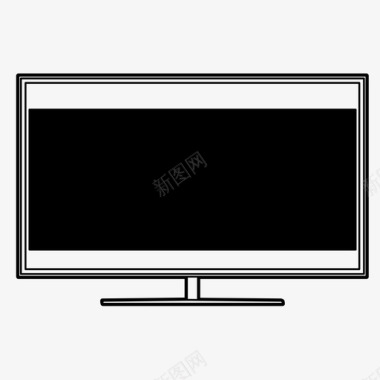 电视专卖电视娱乐监视器图标图标