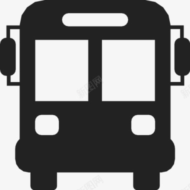 汽车公共汽车交通工具旅行图标图标