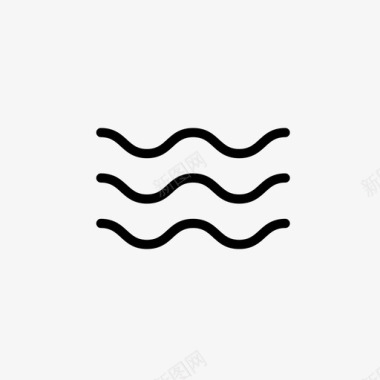 动感水流免抠波浪水流海洋图标图标