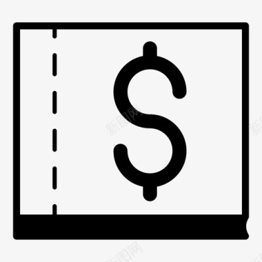货币矢量图存折小册子金融图标图标