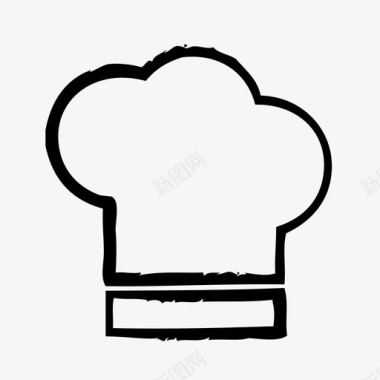 厨师帽酒吧餐厅图标图标
