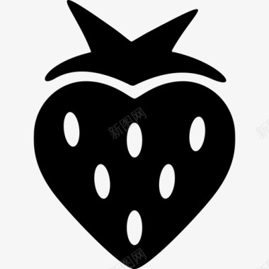 草莓心食物做我的情人图标图标