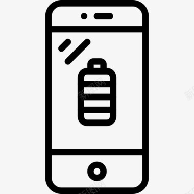 智能手机电池充电iphone图标图标