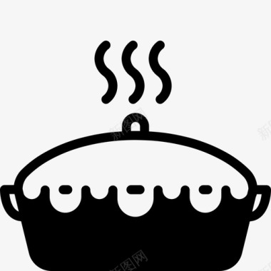 派锅烤热图标图标