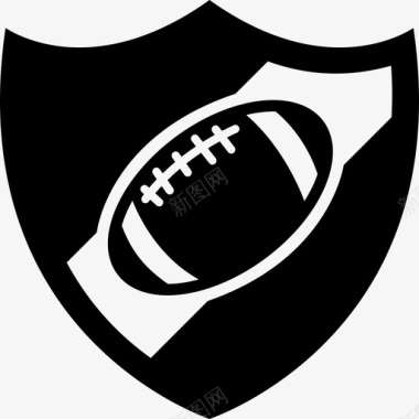橄榄球徽章美式橄榄球徽章美式橄榄球徽章图标图标