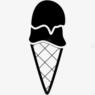 冰淇淋巧克力食物图标图标