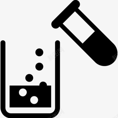 化学品烧杯实验室图标图标