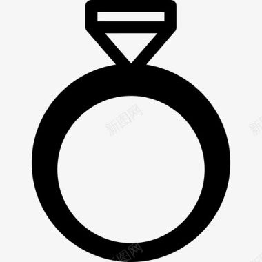 结婚戒指时尚圣瓦伦丁图标图标