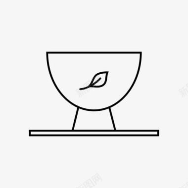 碗瓷器杯子图标图标