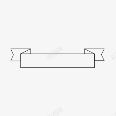 彩带飘带彩带图标